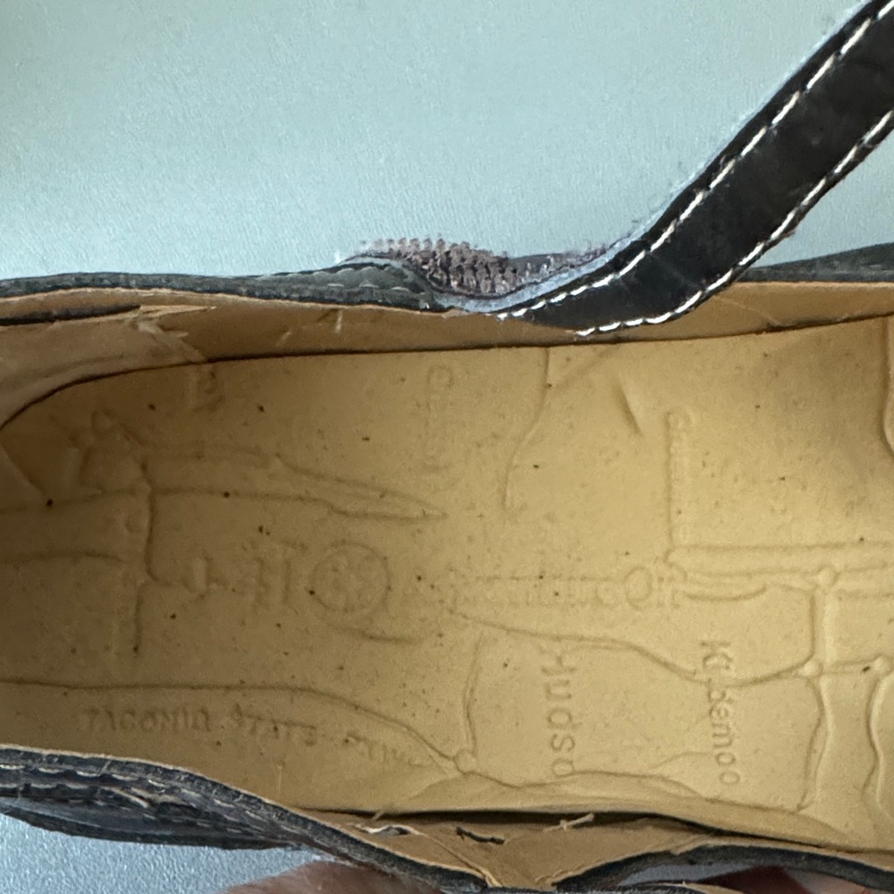J-41 Black T-Strap Loafers - Picture 8 of 8